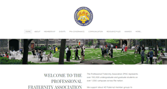 Desktop Screenshot of professionalfraternity.org